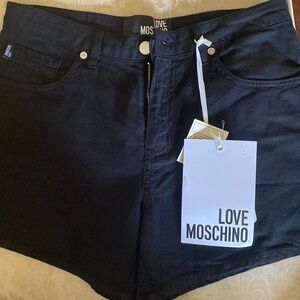 Moschino - Love Moschino - Black denim shorts